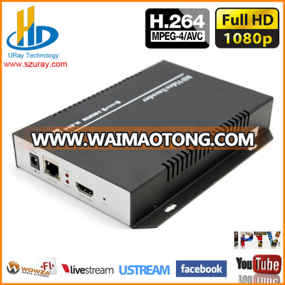 URay H.264 / H264 HDMI To IP RTSP RTMP UDP Video Encoder For IPTV, Live Streaming Broadcast, Video Streaming Server